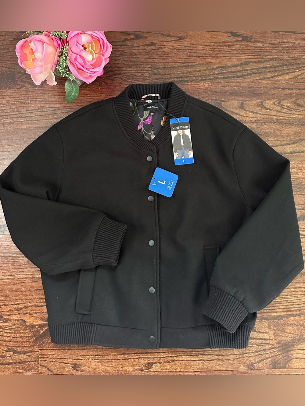 NWT Well Worn bomber jacket, size L